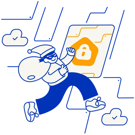 Data Security Illustration Illustration