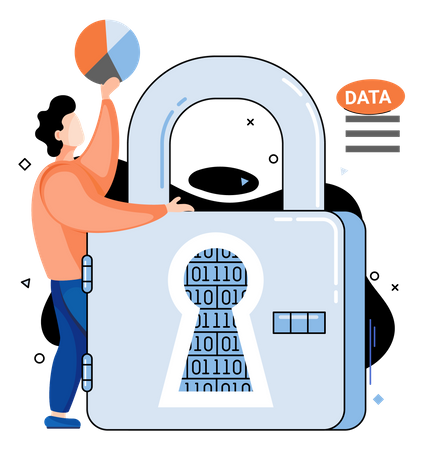 Data security analysis Illustration