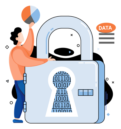 Data security analysis  Illustration