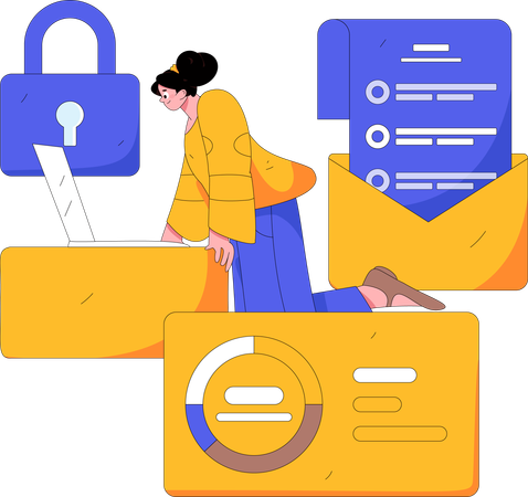 Data Security  Illustration