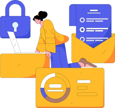 Data Security  Illustration