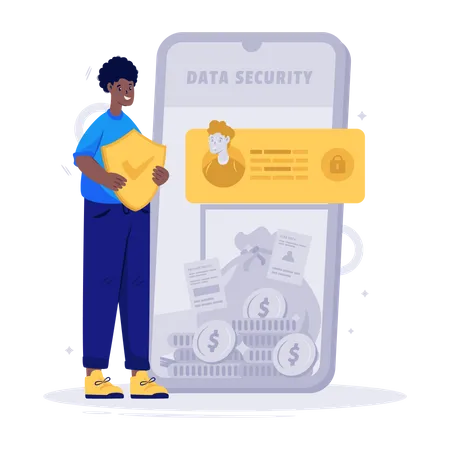 Data security  Illustration