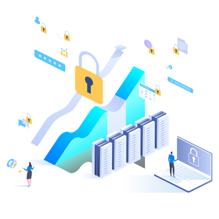 Data Security  Illustration