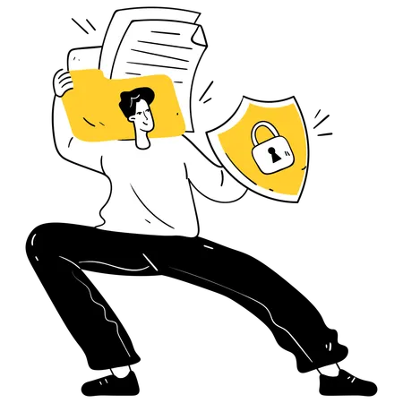 Data Security  Illustration