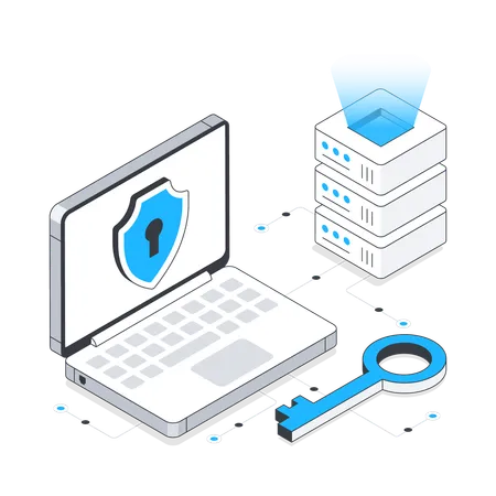 Data Security  Illustration