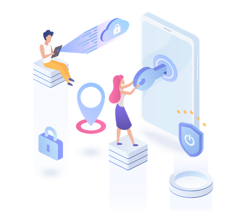 Data security  Illustration