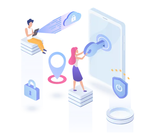 Data security  Illustration