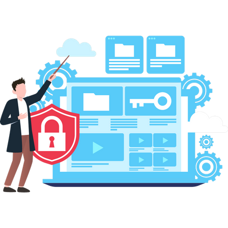 Data Security  Illustration