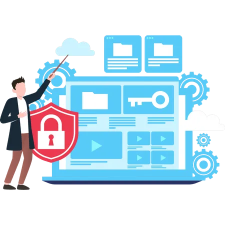 Data Security  Illustration