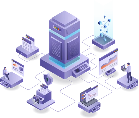 Data Server  Illustration