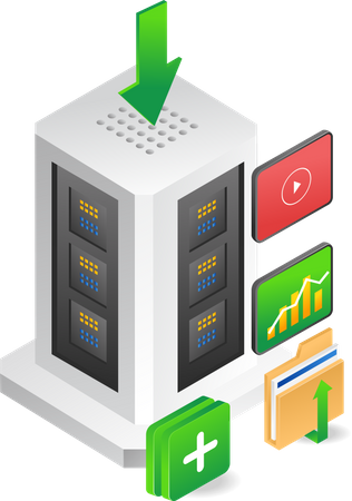 Data server  Illustration