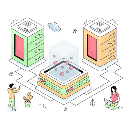 Data Server  Illustration