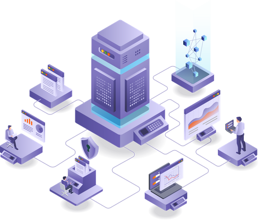 Data Server  Illustration