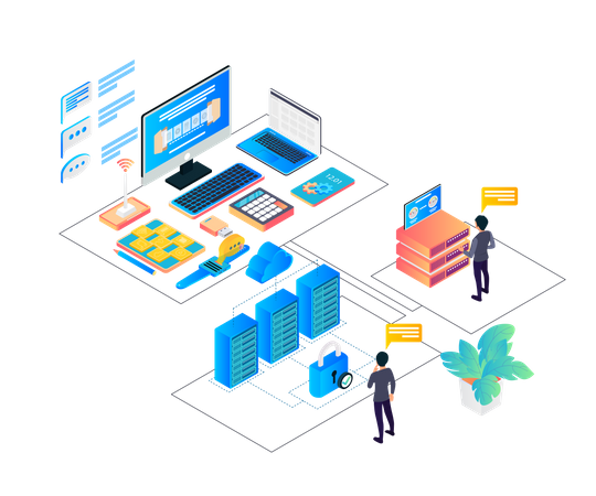 Data Server  Illustration