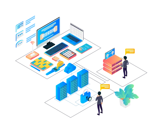 Data Server  Illustration