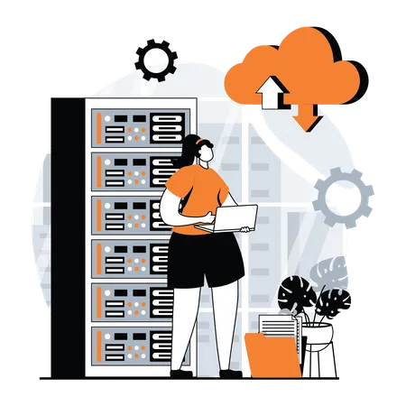 Data server  Illustration