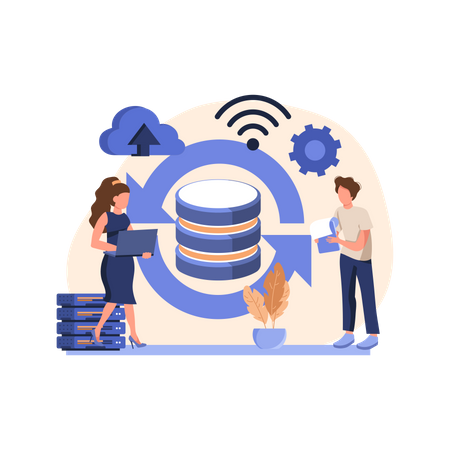 Data server  Illustration