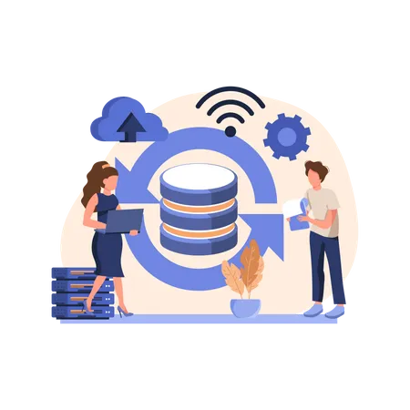 Data server  Illustration