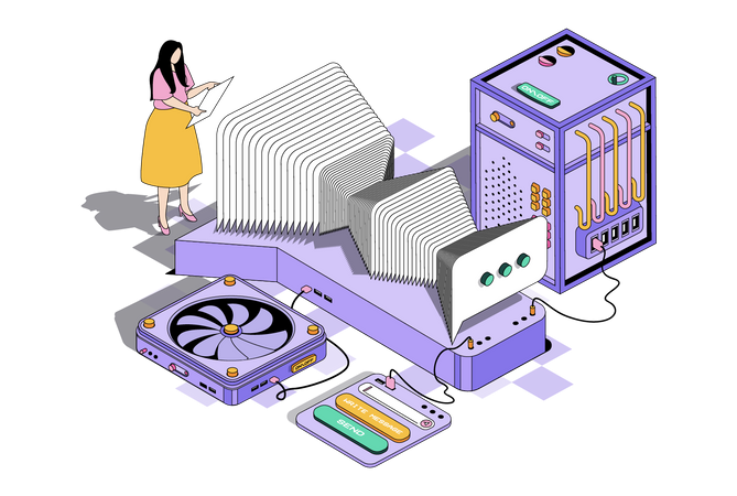 Data server  Illustration