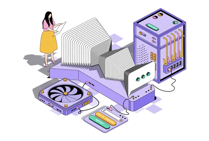 Data server  Illustration