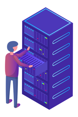 Data server  Illustration