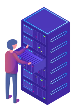 Data server  Illustration