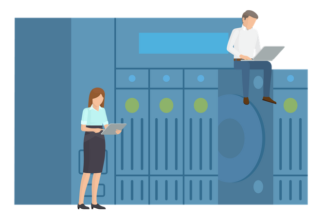 Data server  Illustration