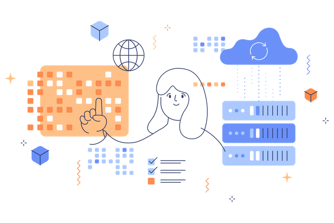 Data server  Illustration