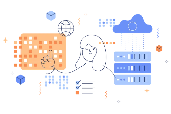 Data server  Illustration