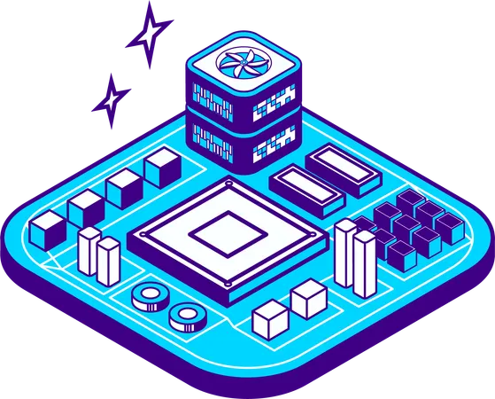 Data server panel  Illustration
