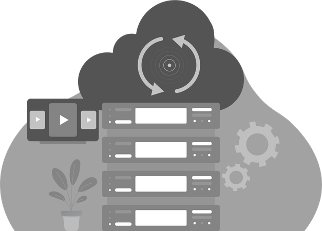Data server Synchronization and Development  Illustration