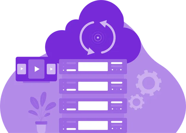 Data server Synchronization and Development  Illustration