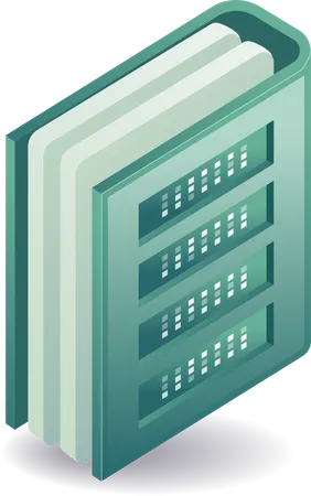 Data server technology  Illustration