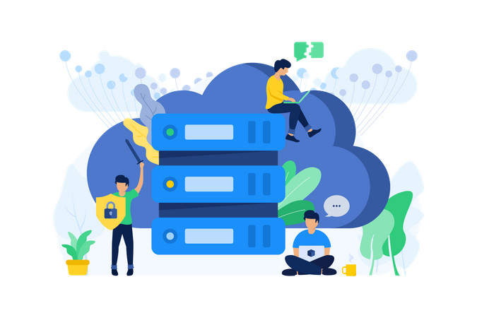 Data sharing  일러스트레이션