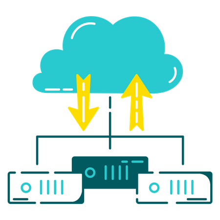 Data sharing in cloud  Illustration