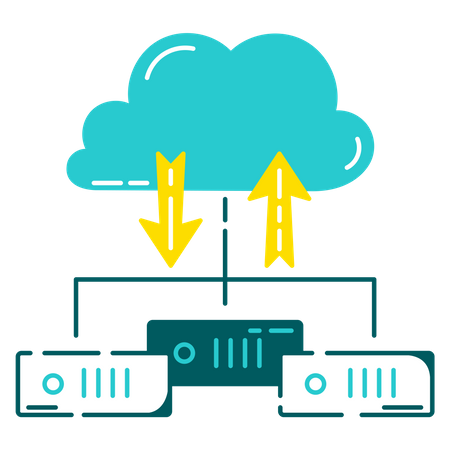 Data sharing in cloud  Illustration