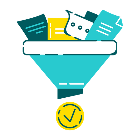 Data sorting  Illustration