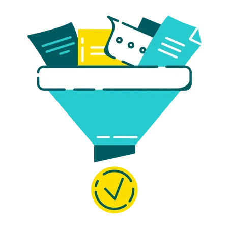 Data sorting  Illustration