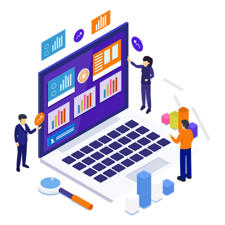 Data Statistics  Illustration