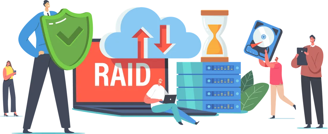 Data Storage  Illustration