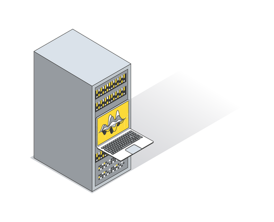 Data storage  일러스트레이션