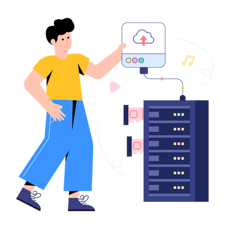 Data Storage  일러스트레이션