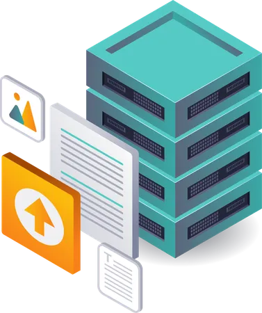 Data Storage Server for Computer Networks  Illustration