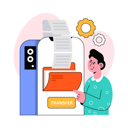 Data Transfer  Illustration