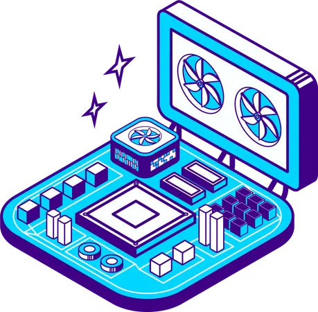 Database center  Illustration