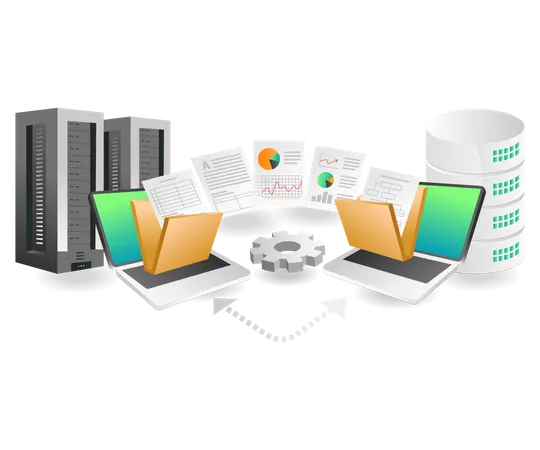 Database Management Illustration
