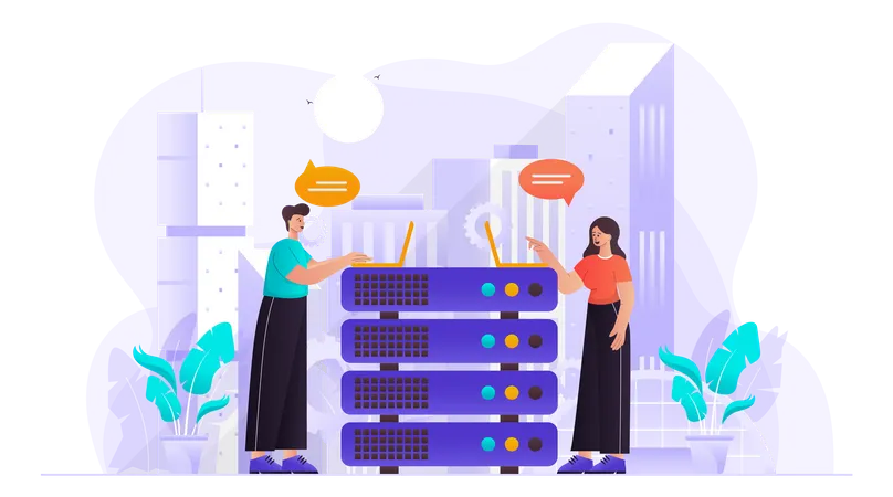 Database Management  Illustration