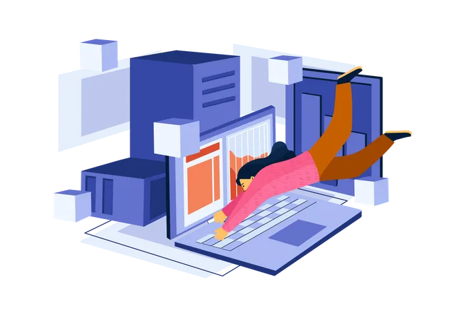 Database management  Illustration