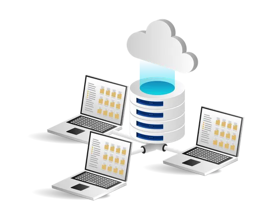 Database Management  Illustration