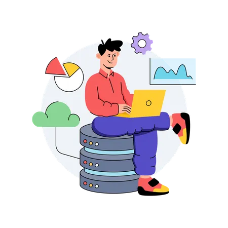 Database Management  Illustration